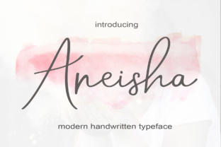 Aneisha: A Modern Script Font for Digital Marketing and Brand Content