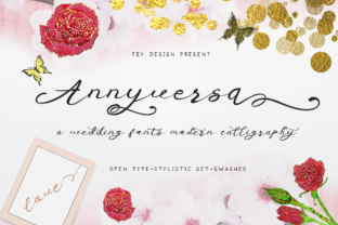 Anniversa Font Review: A Wedding Script for Real Brand Projects