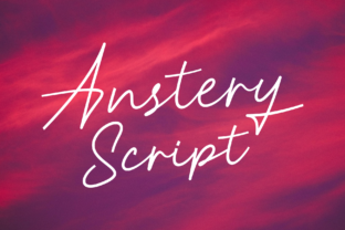Anstery: A Modern Script Font for Digital Branding