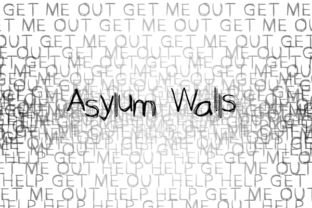 Asylum Walls: A Scratchy Font That Commands Attention in Campaign Design