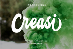 Creasi: A Bold Calligraphy Font for Crafters and Sellers