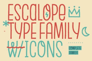 Escalope Font: A Playful Typeface for Editorial Design
