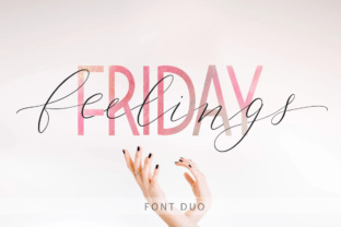 Friday Feelings Font: A Creative Companion for Handmade Products