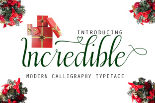 Incredible Font: A Handcrafted Script for Your Small Shop