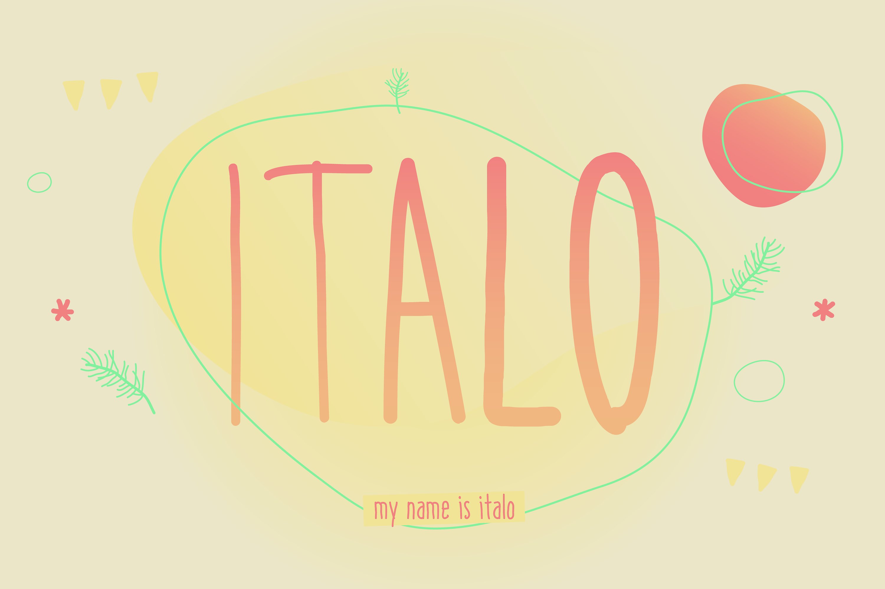 Italo: A Relaxed Sans Serif Font That Adds a Handwritten Feel to Web Design