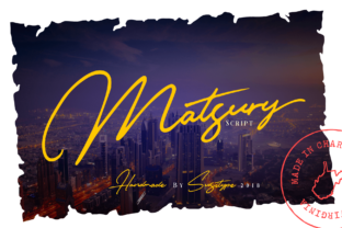 Matsury: A Signature Script Font for Small Business Branding
