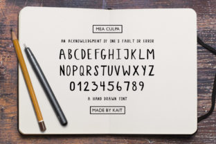Mea Culpa: A Handwritten All Caps Font That Brings Personality to Branding
