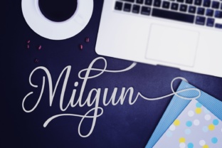 Milgun: A Script Font for Elegant Web Design