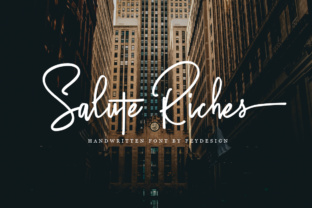 Salute Riches: How This Handwritten Font Built a Brand Identity