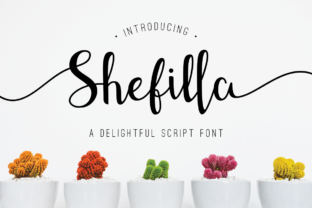 Shefilla: A Script Font for Elegant Branding Projects