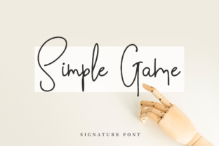 Simple Game: A Handwritten Font That Brings Warmth to Handmade Products