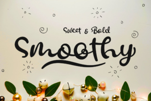 Smoothy: A Bold Brush Pen Font for Crafters and Makers