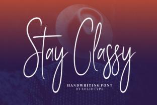 Stay Classy Script Font: Elegant and Practical for Branding