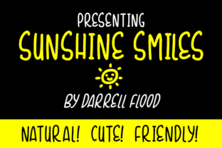 Sunshine Smiles: A Playful Font for Small Business Branding