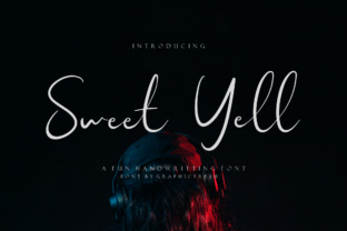 Sweet Yell Font: A Designer's Take on a Modern Script for Branding